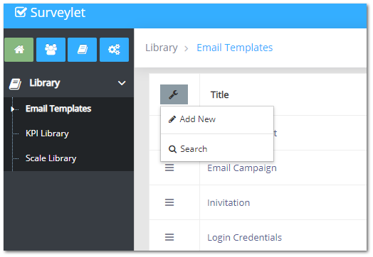 Add new Email template