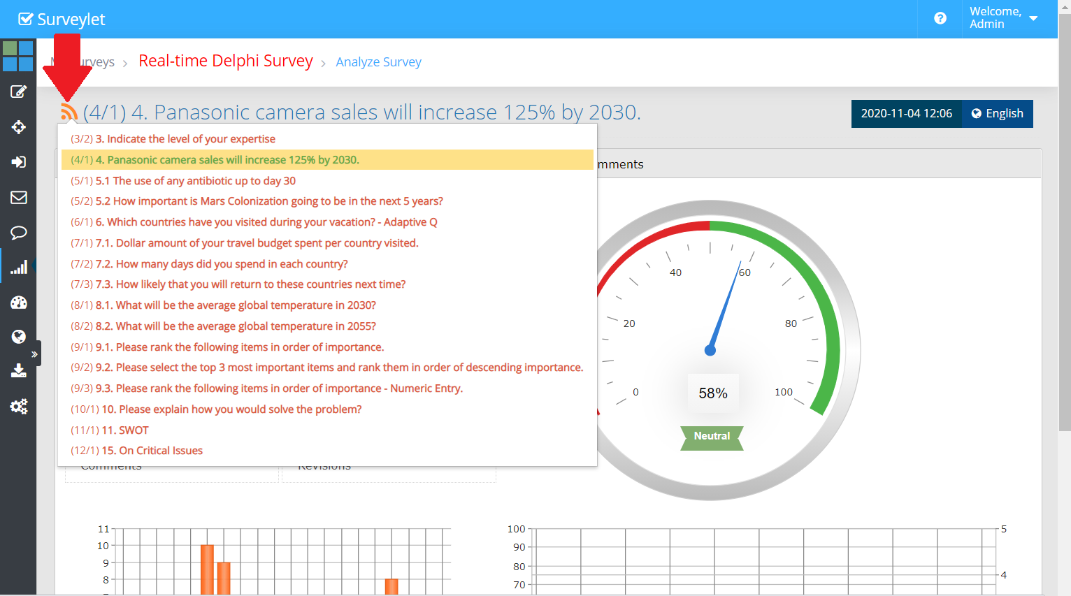 Analyze Survey — configuration example