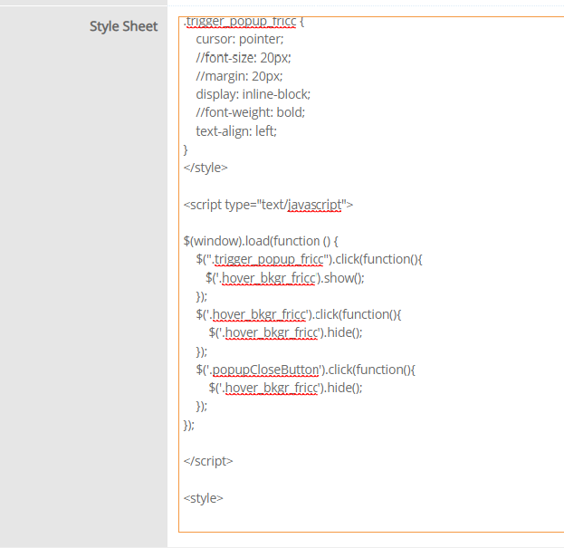 Display Settings Tab — configuration example