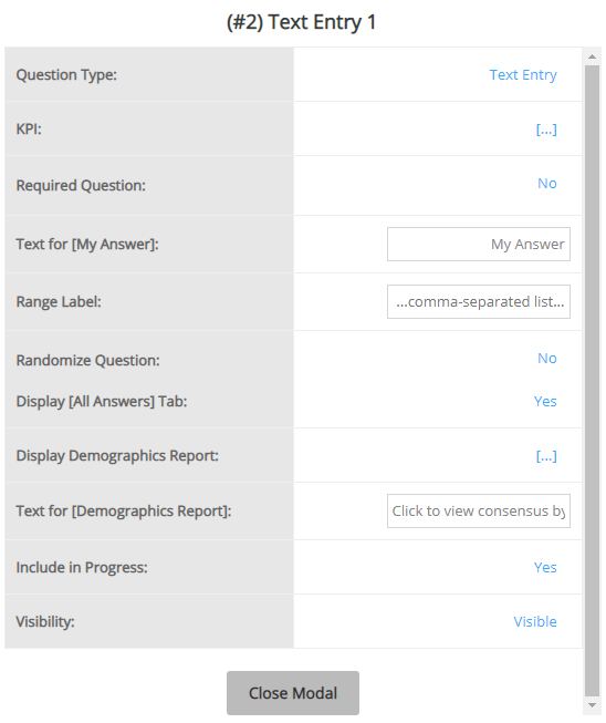 Essay/Textarea — configuration example