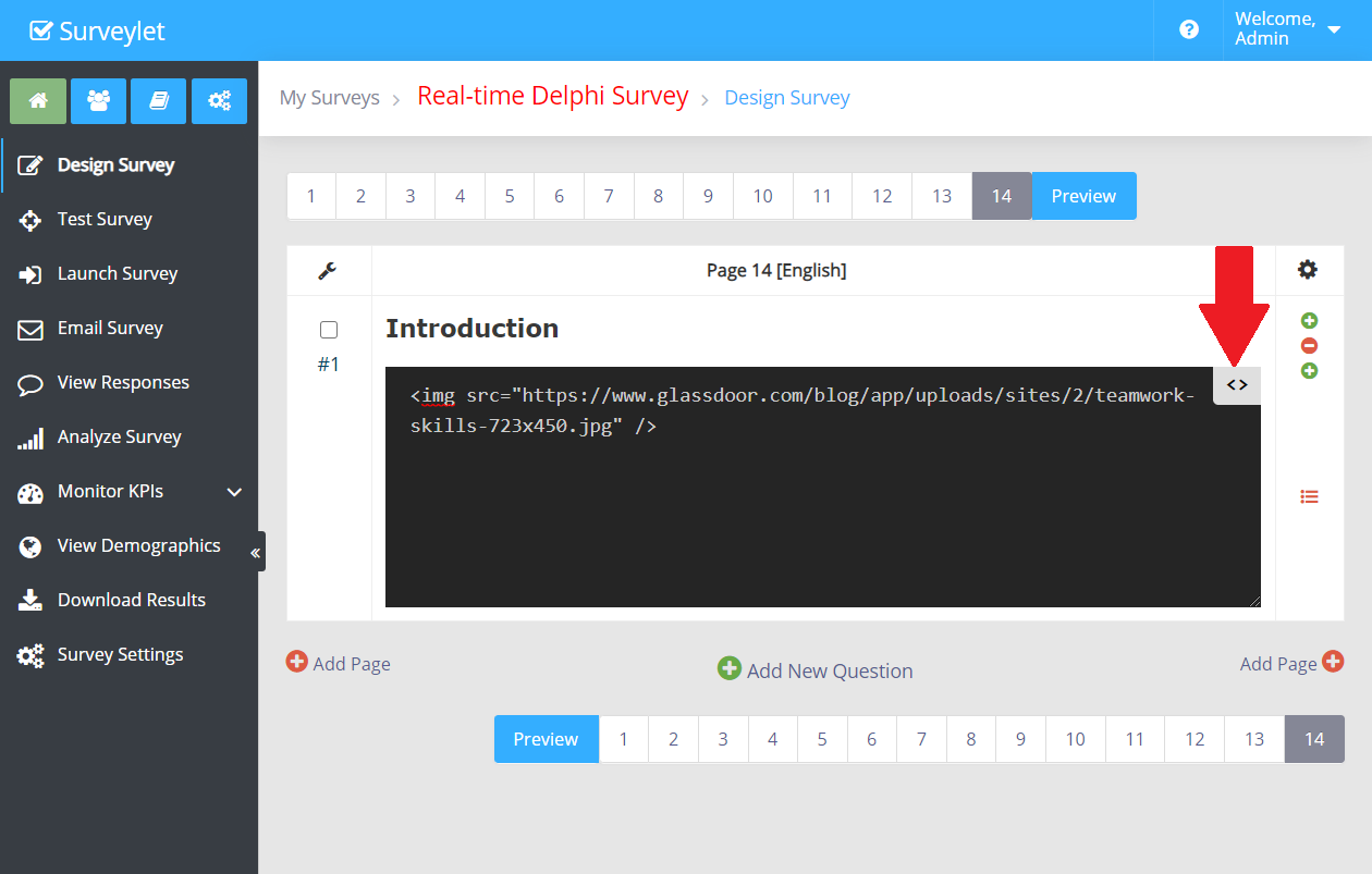 Image — configuration example