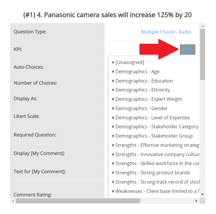 KPI Library — configuration example