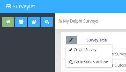My Delphi Surveys — configuration example