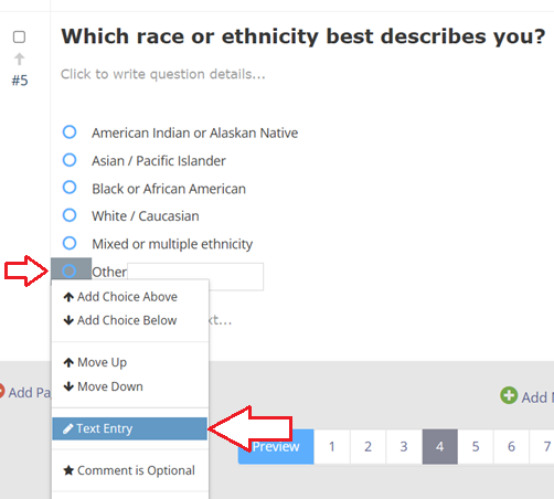 Question Settings — configuration example