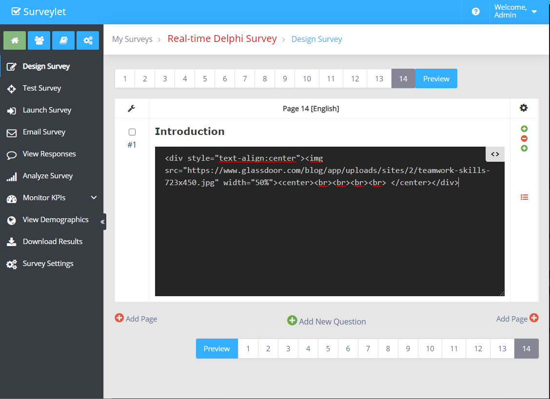 Video — configuration example